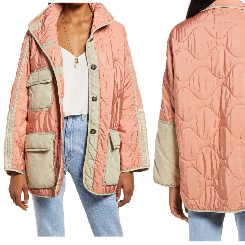Free People Quilted Jacket